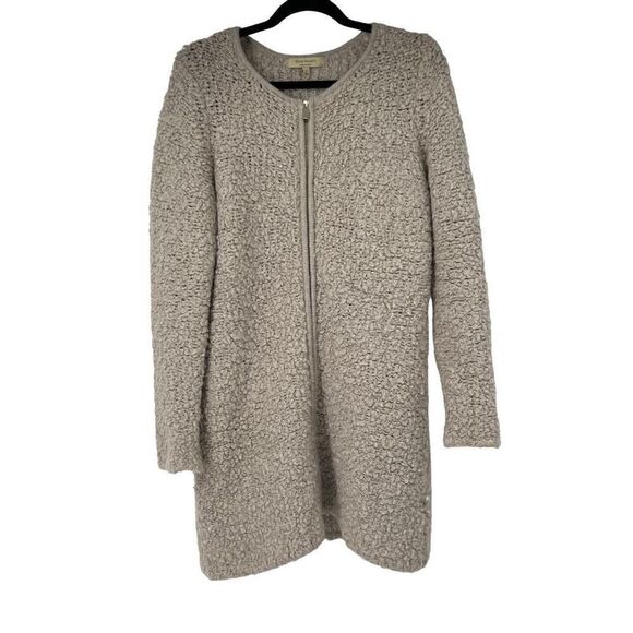 Silvia Novelli Mohair Blend Zip Up Sweater Medium - Picture 1 of 8